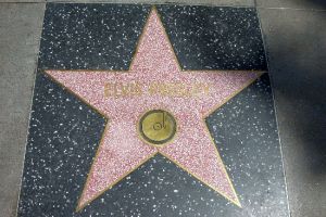 Stern von Elvis Presley am Hollywood Blvd. Los Angeles