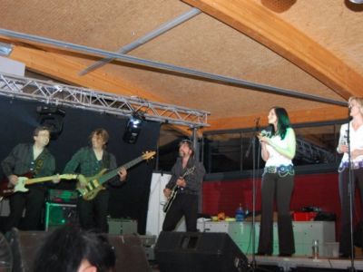 Die Musiker voll in Aktion