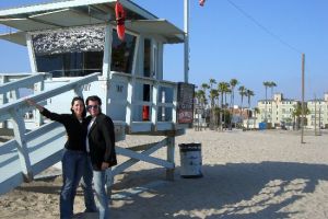 Rusty und Kathy in Malibu Beach California