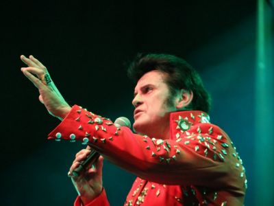 Rusty with the Red Burning Love Suit