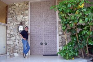 Eingangstuer vom Honeymoon Haus - Elvis Presley - Palm Springs