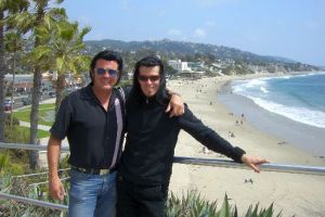 Rusty und Helmut in Laguna Beach CA