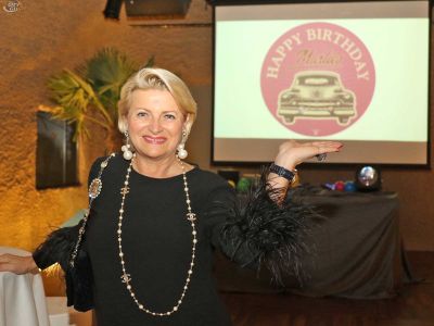 Marlies Muhr präsentiert in den Kavernen ihren 60. Geburtstag - Gratulation!!!