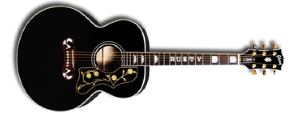 Rusty´s J-200 Gibson Ebony Rusty´s J-200 Gibson Ebony