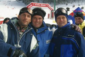 Rusty mit Michael Konsel und Heribert Weber - Charityskirennen Gerlitzen