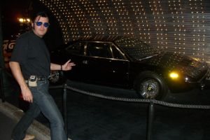 Elvis schwarzer Ferrari