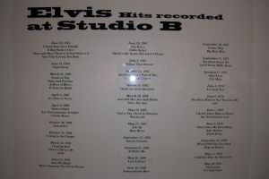 Diese Songs hat Elvis Presley im Studio B in Nashville Tennessee aufgenommen