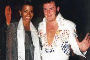 Rusty mit Arabella Kiesbauer 1997