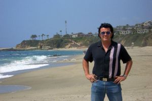 Rusty an seinem Lieblingsstrand Laguna Beach CA