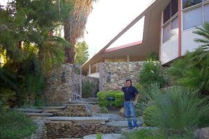 Steinaufgang Honeymoon Haus Elvis Presley Palm Springs