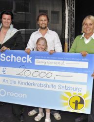 Scheckübergabe Kinderkrebshilfe Salzburg 2009 Scheckübergabe Kinderkrebshilfe Salzburg 2009